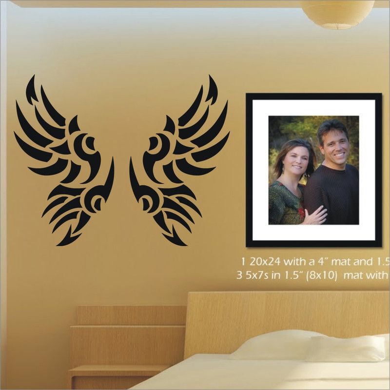 Decor Villa 53.34 cm Decor Villa Super Wing Wall Decal and Sticker Size-53*43 Cm Self Adhesive Sticker  (Pack of 1)