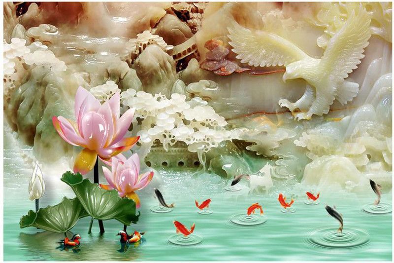 Prime Home Decor 12 cm Beautiful Nature HD High Resolution Wall Paper (12 Inch X 18 inch) Self Adhesive Sticker  (Pack of 1)