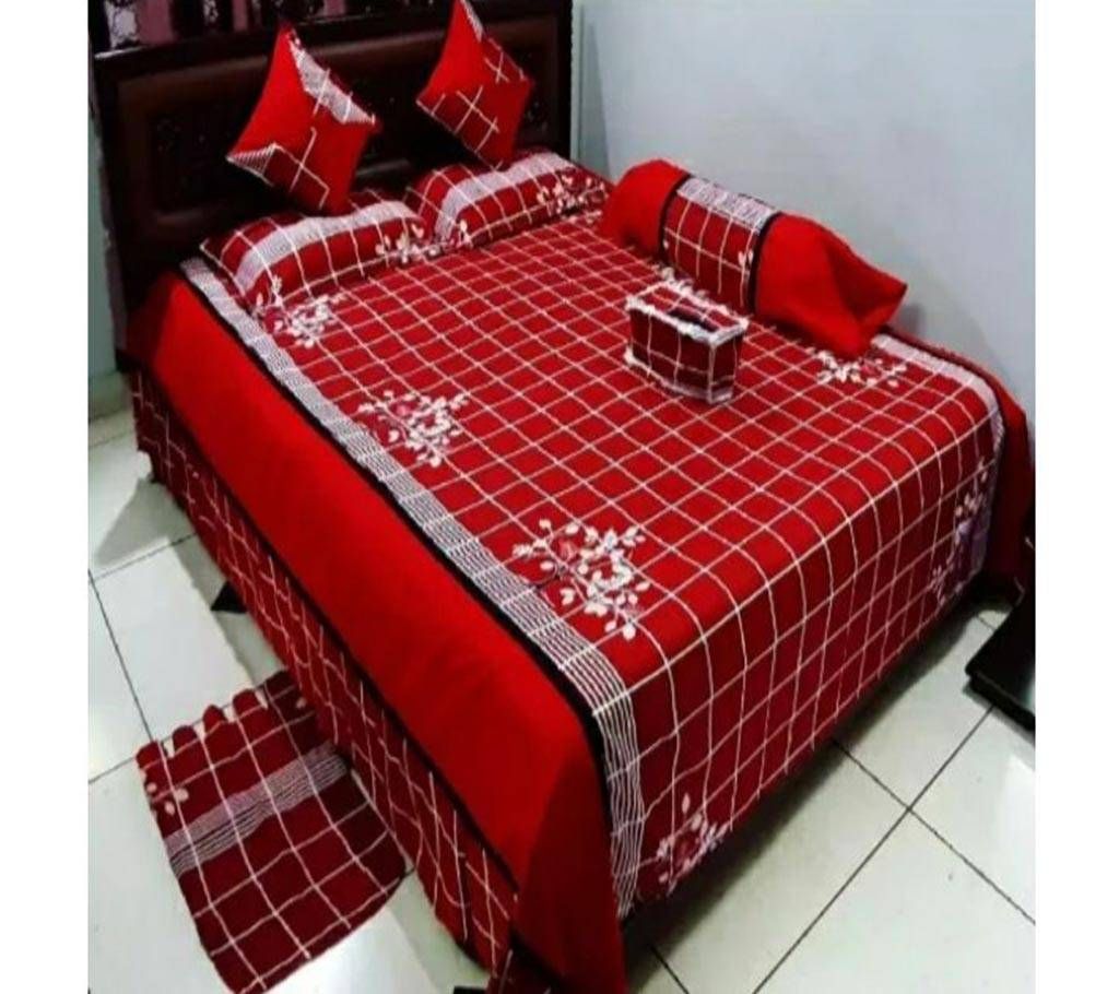 King Size Double Bedsheet with Pillow Cover 