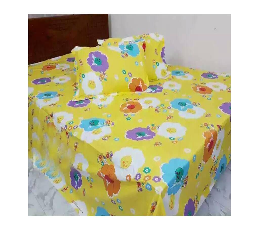 Cotton Double size Bed Sheet Set -125