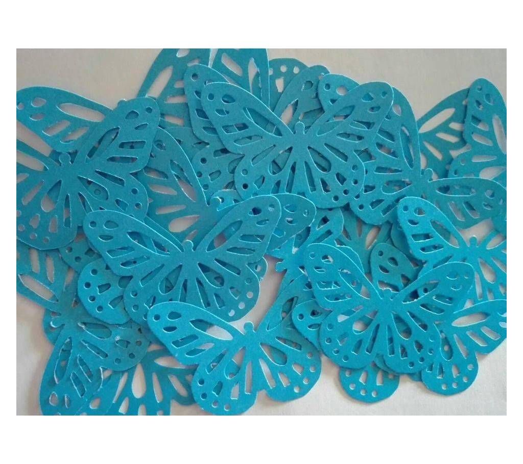 Blue Color butterfly - 50 pieces