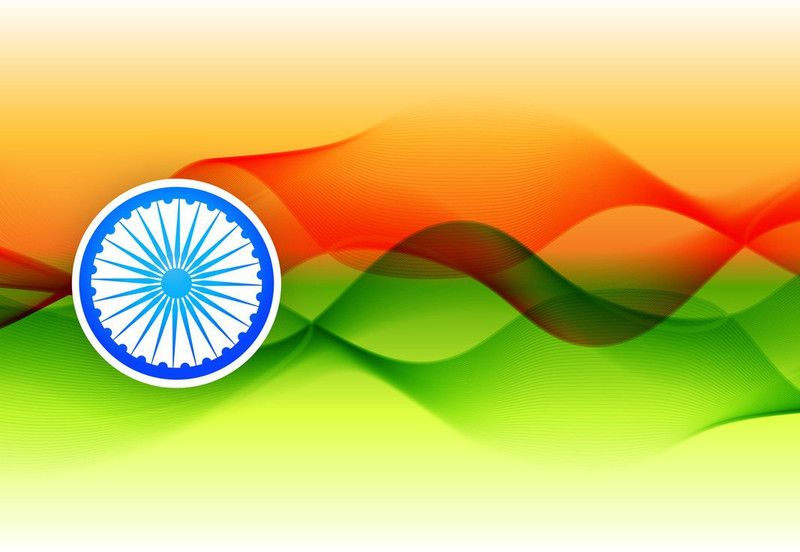 India Flag Multicolour Photo Paper Print Poster Photographic Paper Photographic Paper  (12 inch X 18 inch, Rolled)