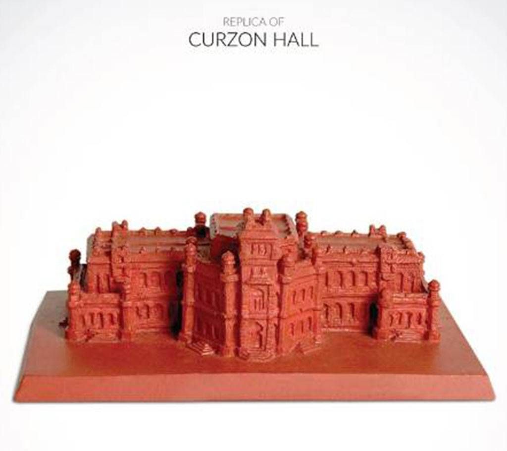 Curzon Hall miniature replica sculpture 
