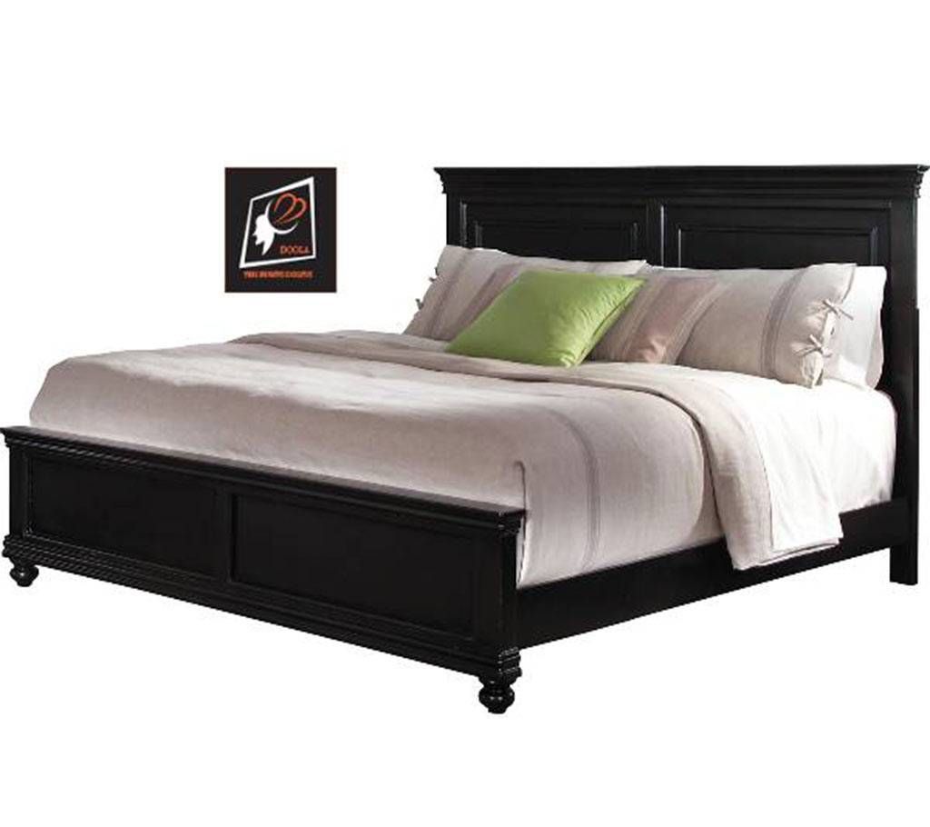 Shegun Wood Queen Size Bed-H