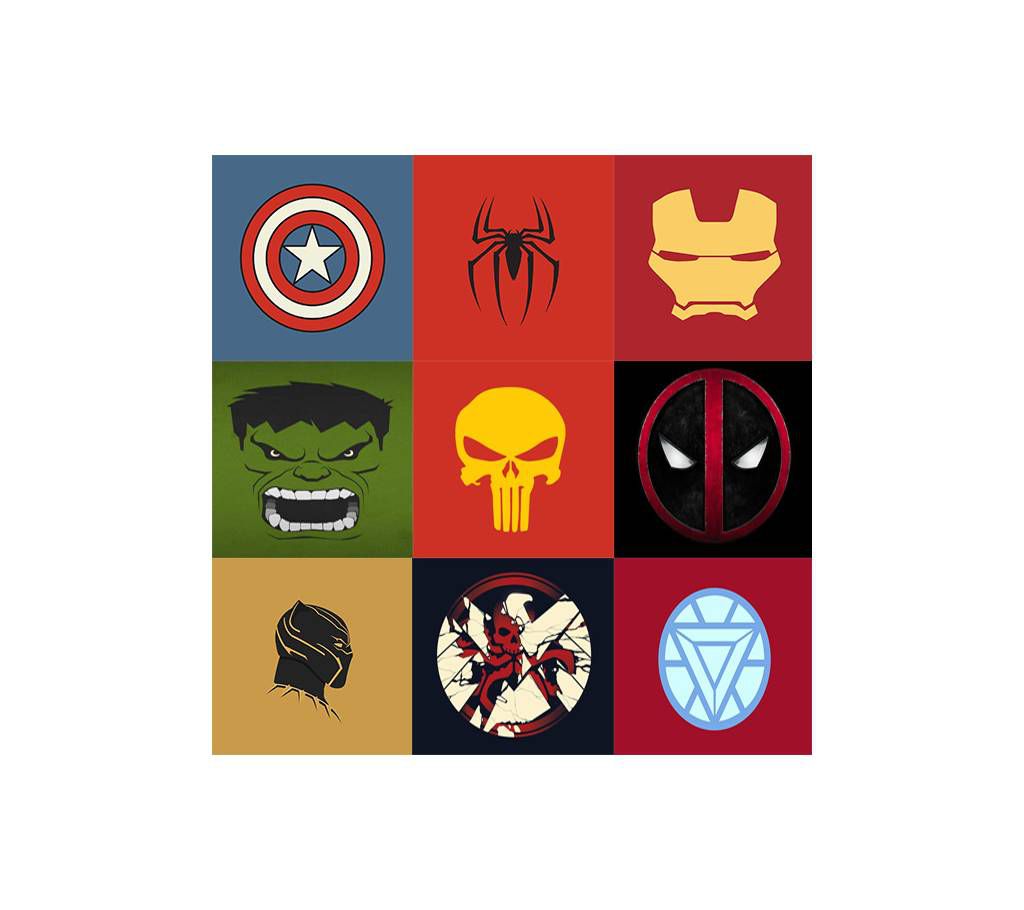 Marvel Comics logo sticker (10 pcs)