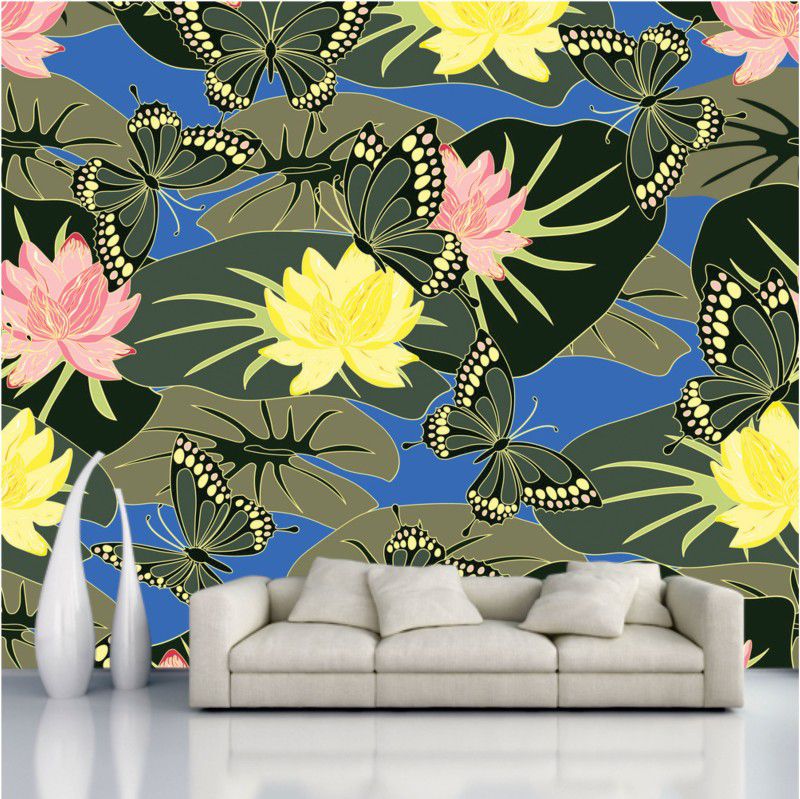 Luxury Floral & Botanical Multicolor Wallpaper  (228 cm x 40 cm)