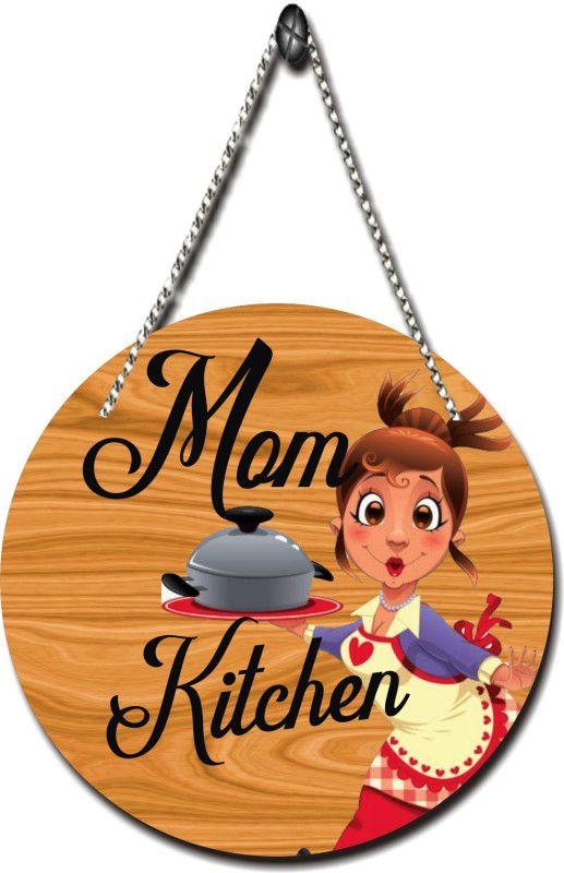 2 O'Clock KITCHEN WALL HANGING-34  (Multicolor)