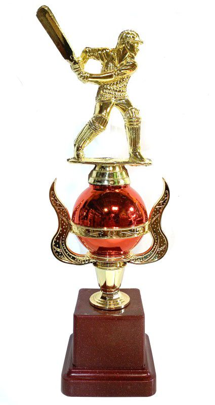 Be Win CRICKET AWARD TROPHY- BEST BATSMAN AWARD TROPHY FOR CRICKET TOURNAMENT - 00. Trophy  (11INCH TROPHY)