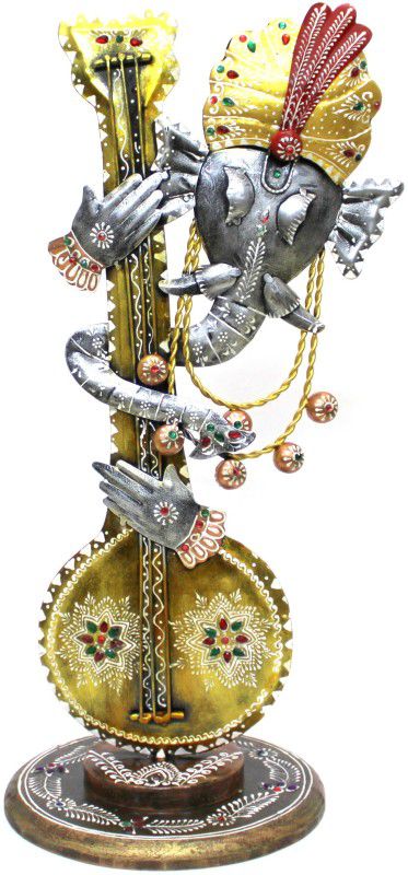 PRP Collection Iron Handicraft Ganesha Showpiece Statue For Home Decoration & Festival Gifts Decorative Showpiece - 50 cm  (Iron, Multicolor)