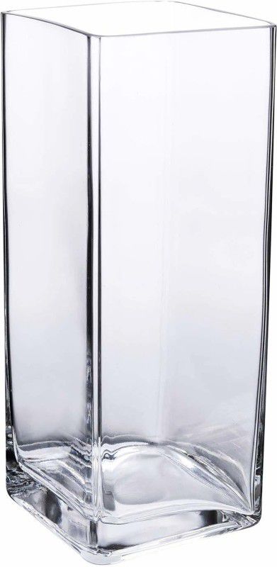 Decent Glass Glass Vase  (6 inch, Clear)