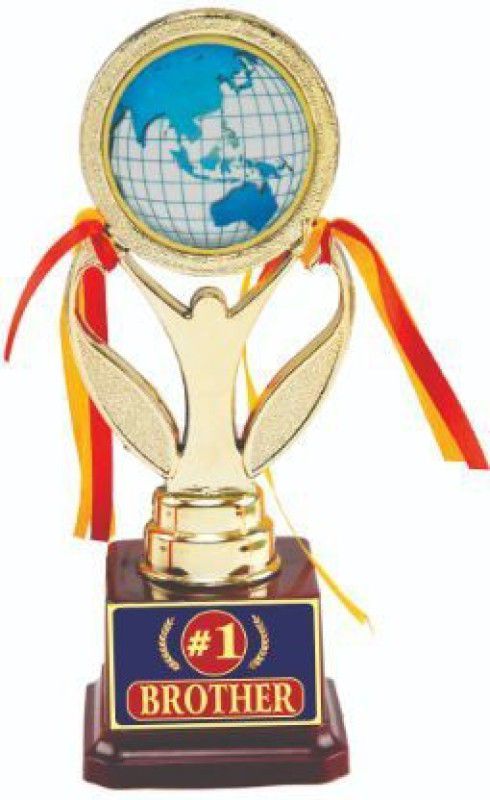 AARK INDIA Brother Birthday/Anniversary/Festival/Rakhi/Bhai Dooj Gift
:Trophy: Award (PC001296) Trophy  (8.5 Inch)