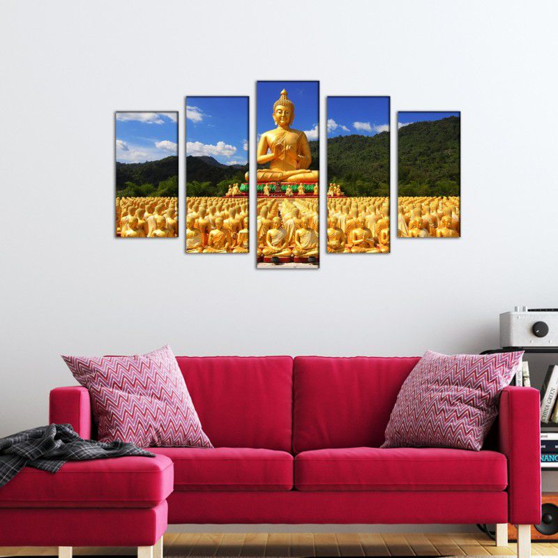 DecorGlance Canvas 24 inch x 48 inch Painting  (Without Frame)