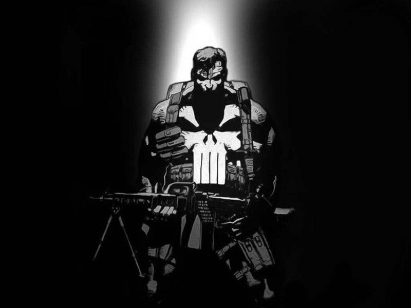 Comics The Punisher HD Wall Poster Print on Art Paper 13x19 Inches Paper Print  (19 inch X 13 inch, Rolled)