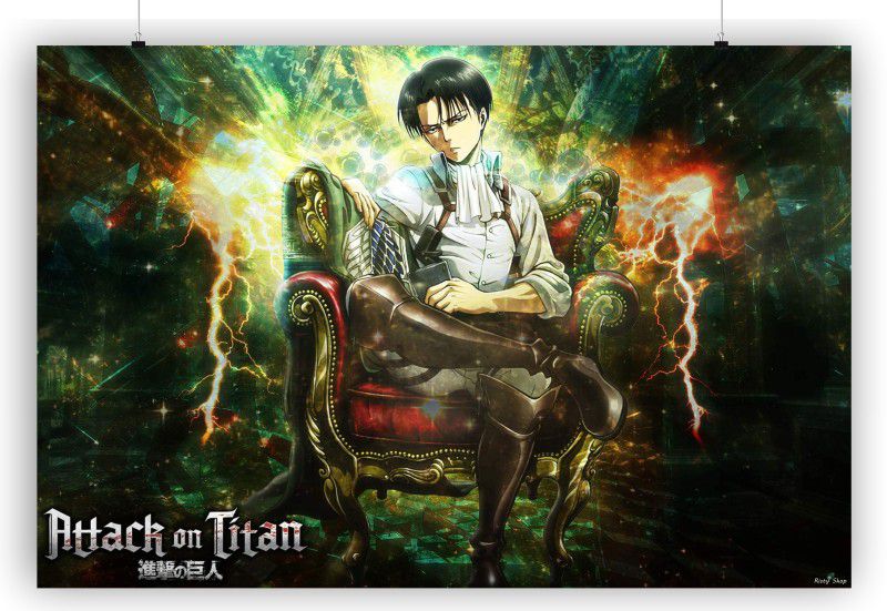 Levi Ackerman for wall decoration Paper Print  (12 inch X 18 inch, Rolled)