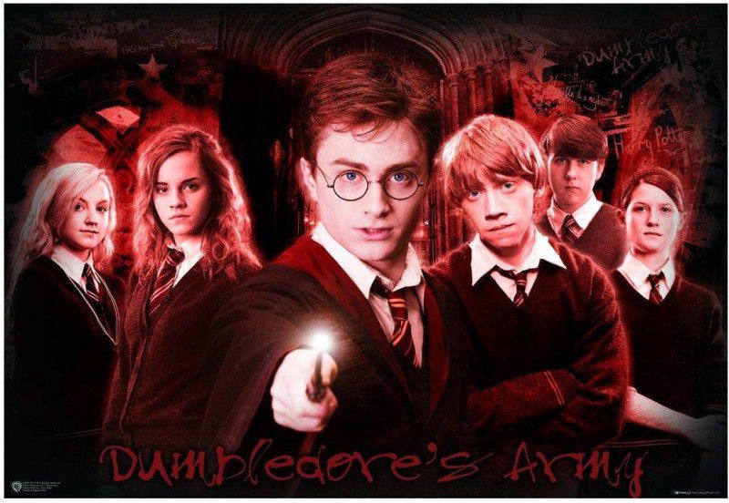 WB Official Licensed Harry Potter Dumbledore's Army Hogwarts Students Poster A3+ 13 x 19 inches Paper Print  (19 inch X 13 inch, Rolled)