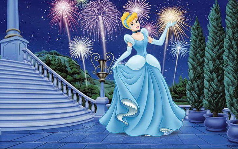 Disney Princess Cinderella Love Story Cartoon Matte Finish Poster Photographic Paper  (12 inch X 18 inch)