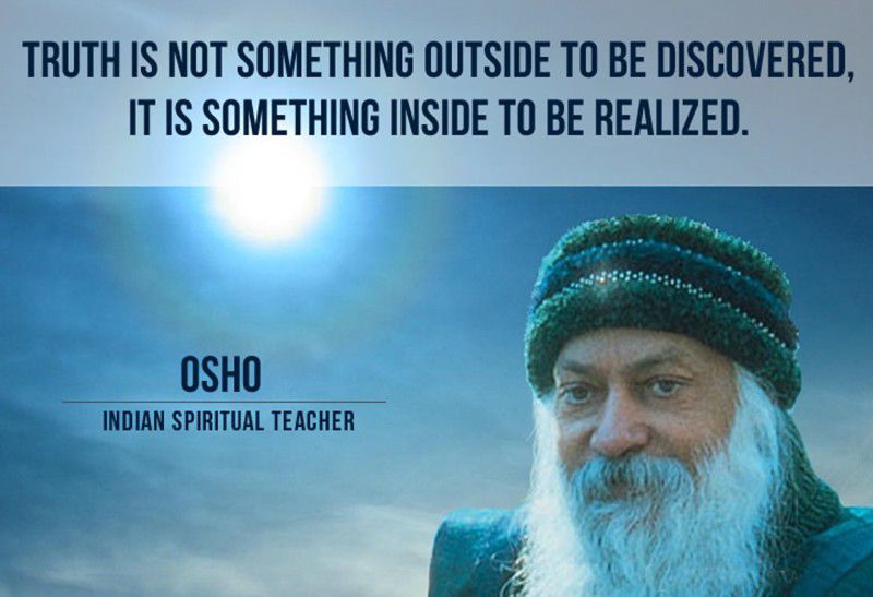 Osho World Quote photograph (vi) POSTER LARGE Print on 36x24 INCHES Fine Art Print  (36 inch X 24 inch, Rolled)