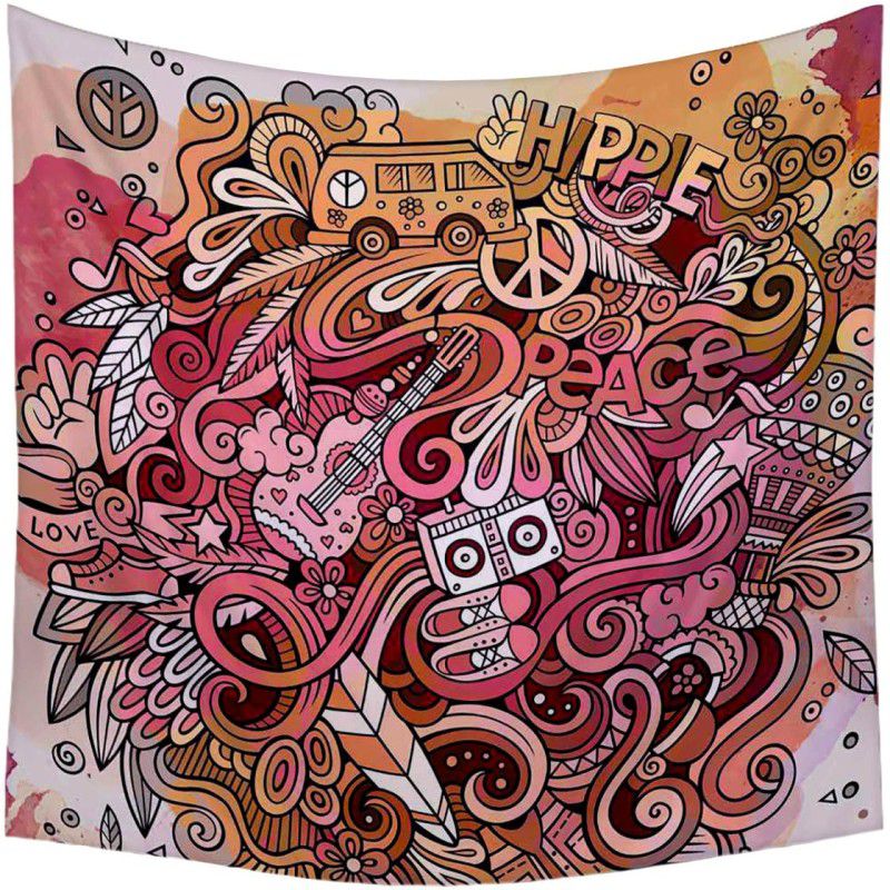 Artzfolio Digital Art Tapestry  (Multicolor)