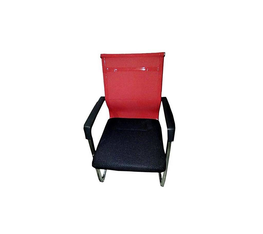 Samiha Furniture SF-085 - Fixed Chair - Black and Red