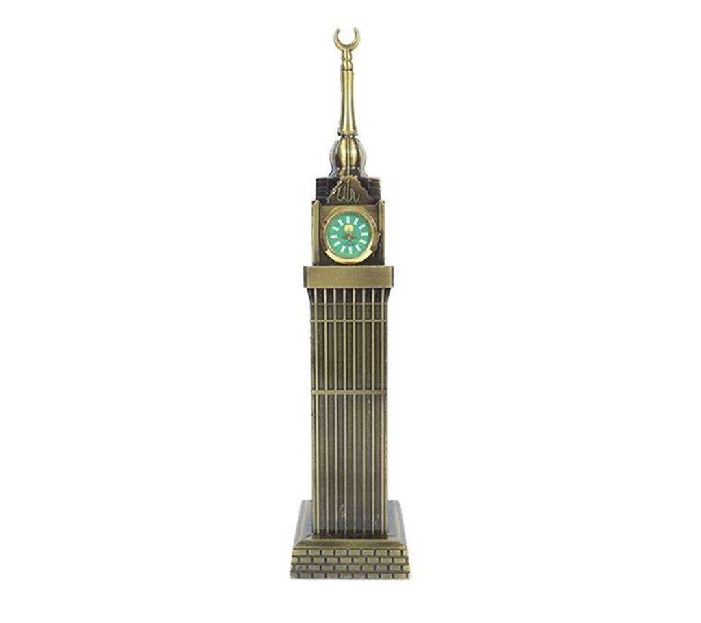 London Clock Tower Showpiece - Light Golden and Grey