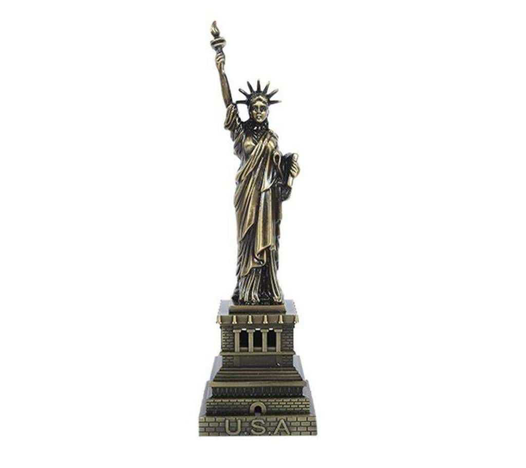 Statue of Liberty Showpiece - Light Golden and Grey