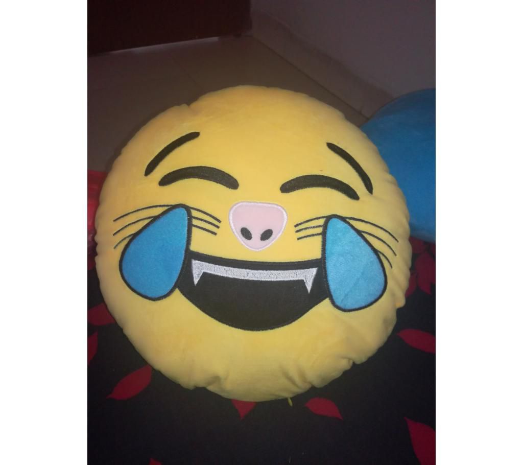 cat face emoji pillow
