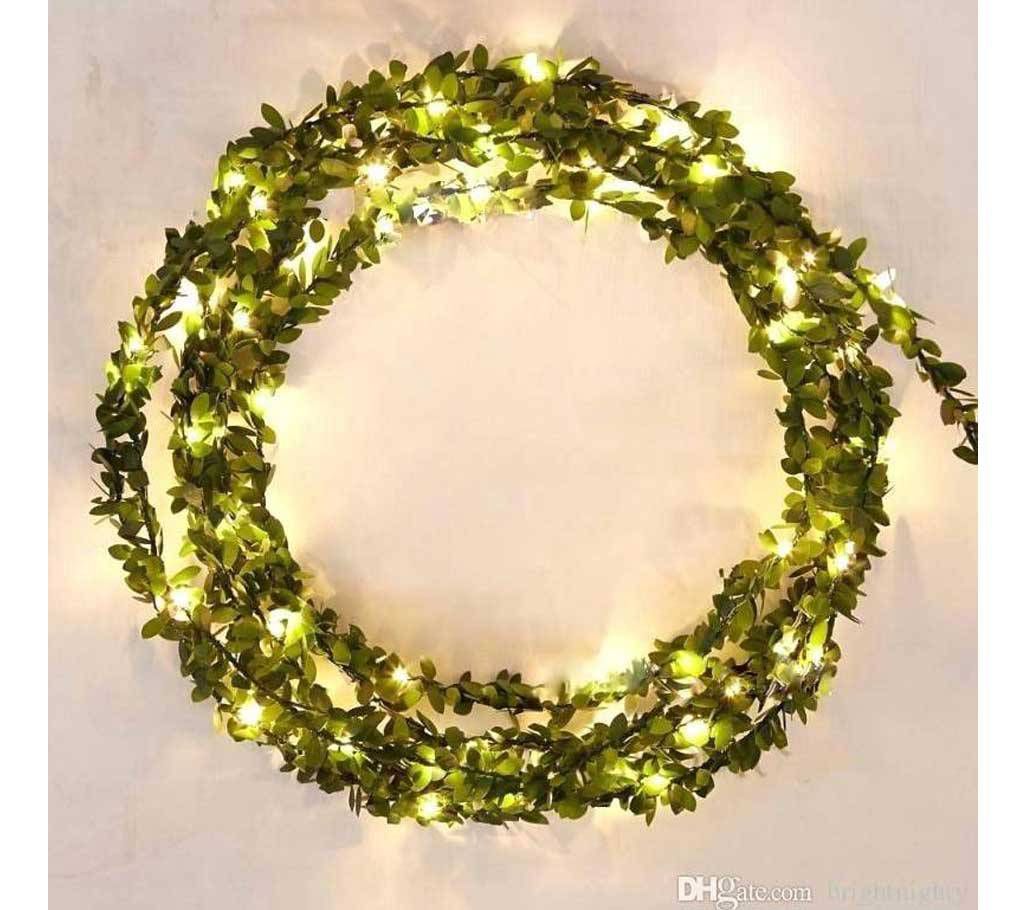 Leaf garland battery operate fairy lights