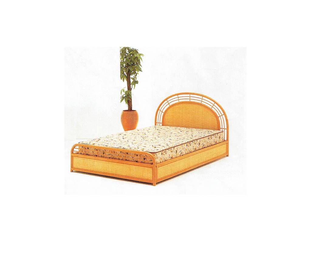 Cane double bed 