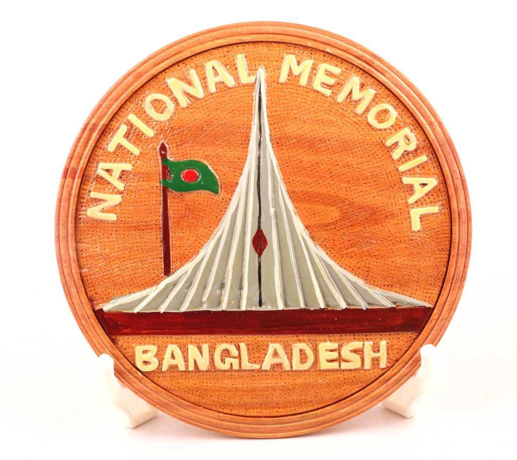 Handcrafted Wooden National Memorial Showpiece