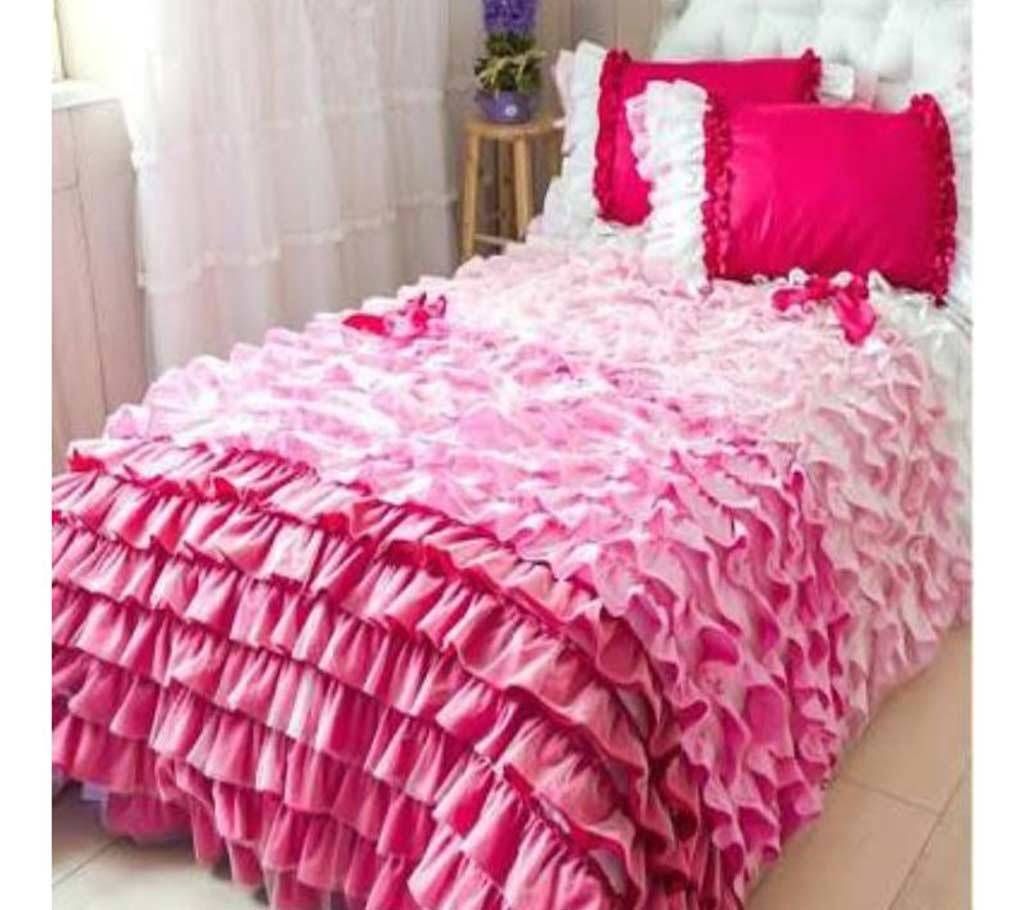 cotton semi double size bed sheet