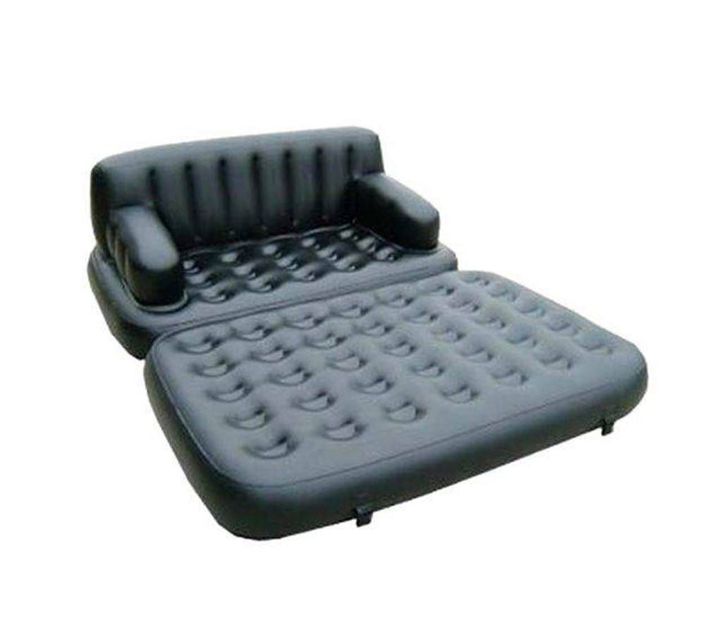 5 In 1 Portable Inflatable Sofa Bed - Black