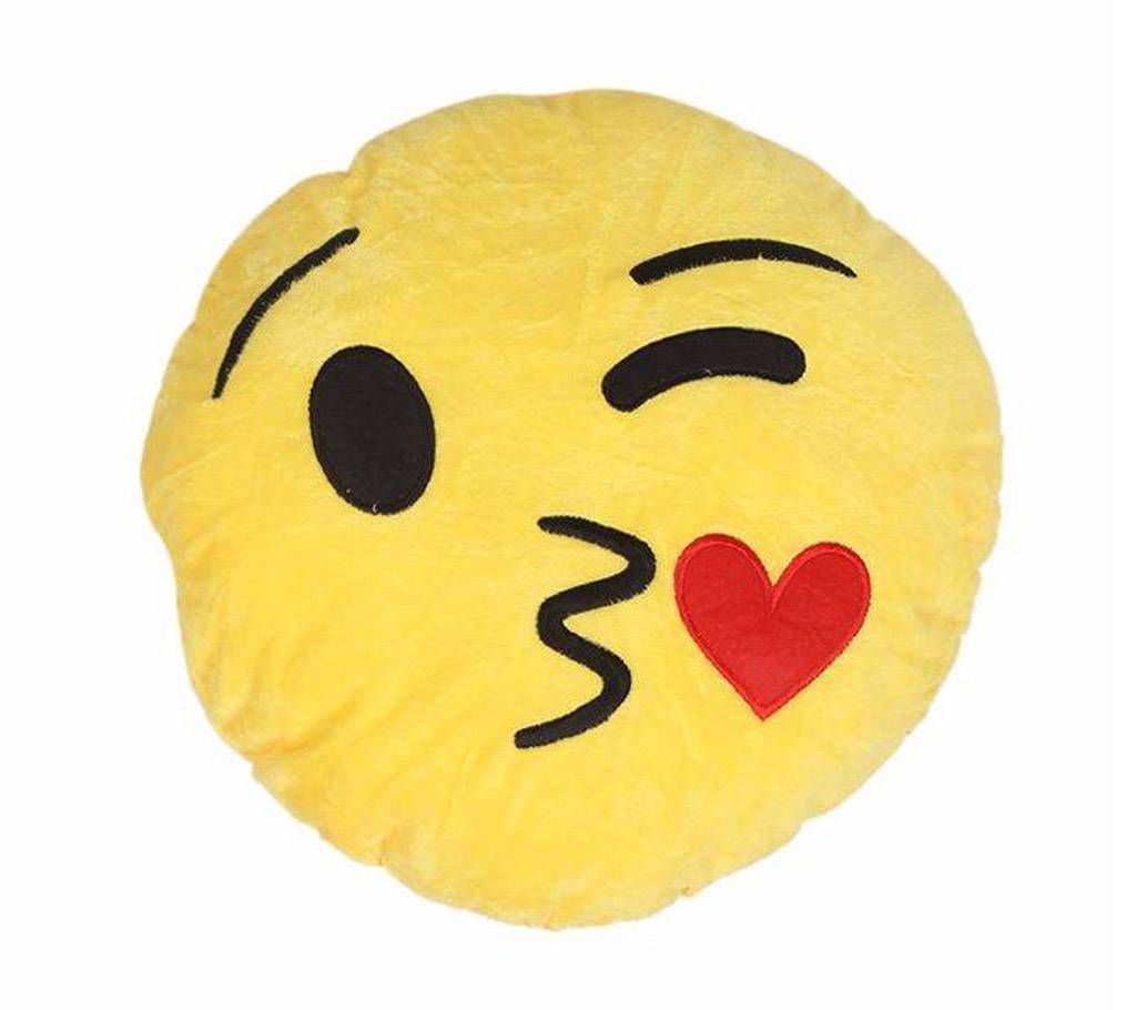 Kissing Heart Emoji Pillow