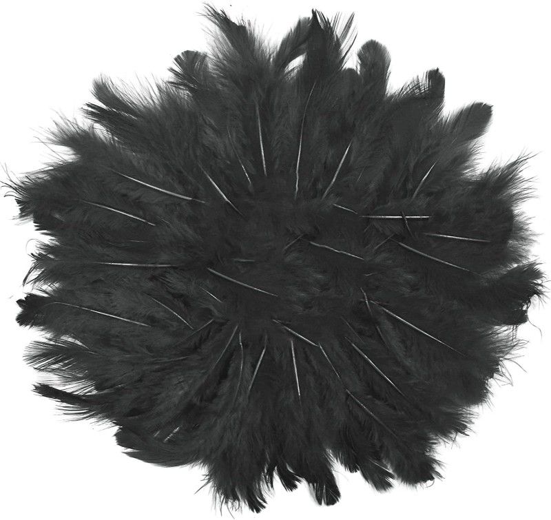 UVID ART AND CRAFT SUPPLIES Pack of 40 Decorative Feathers  (8 Ostrich Feather)
