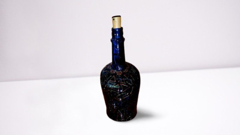 ARTSOLOGY GLASS BOTTLE ART =1 Decorative Bottle  (Pack of 1)