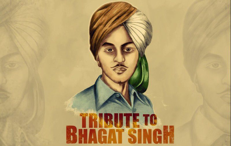 Bhagat singh PhotoPaper Print Poster Photographic Paper  (18 inch X 12 inch, Rolled)