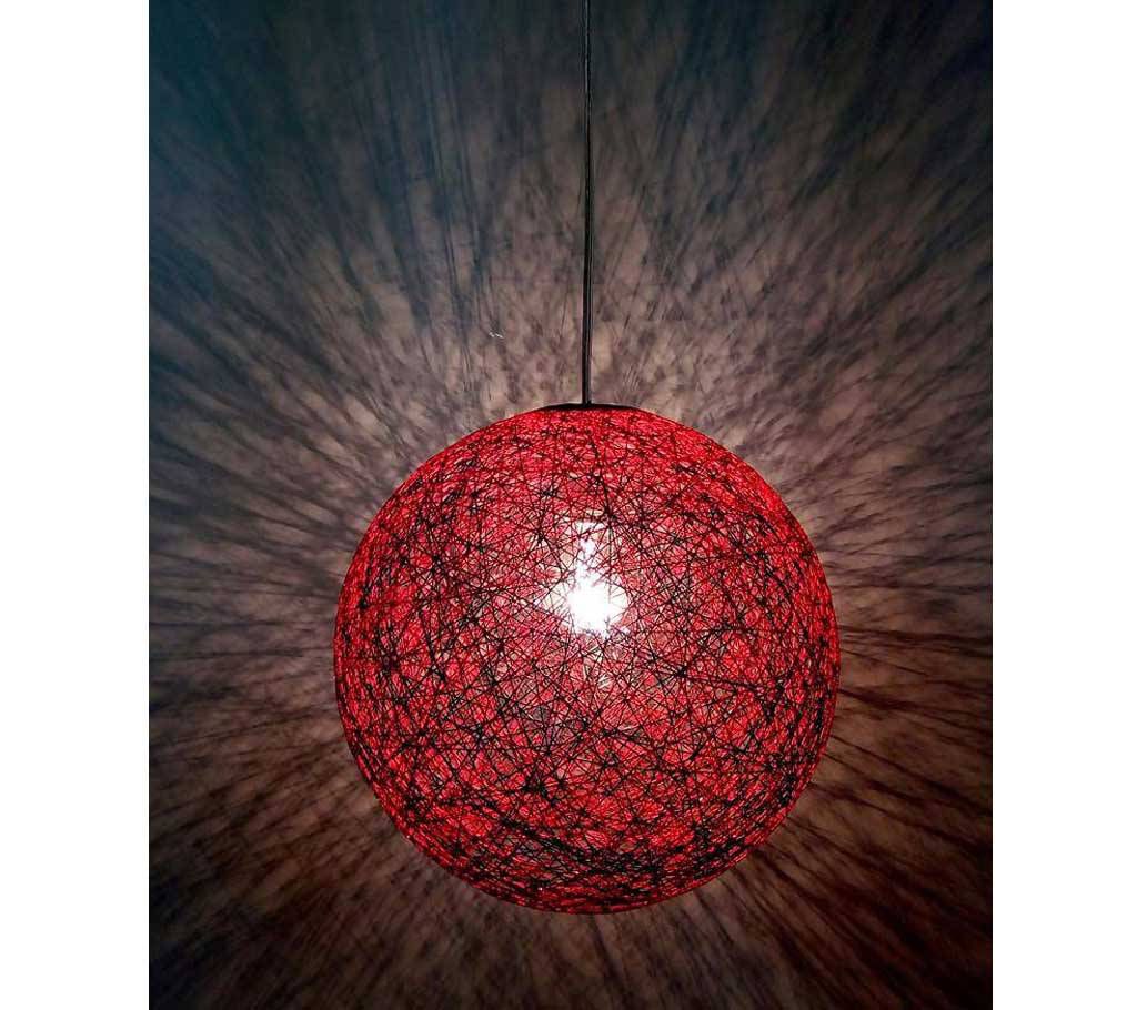 Hanging Cotton Ball Lamp For Home Decor 