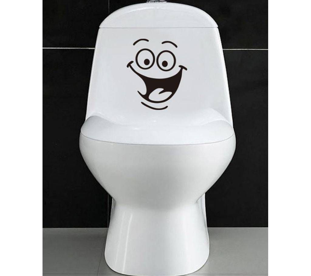 Smile Funny Bathroom Wall Stickers