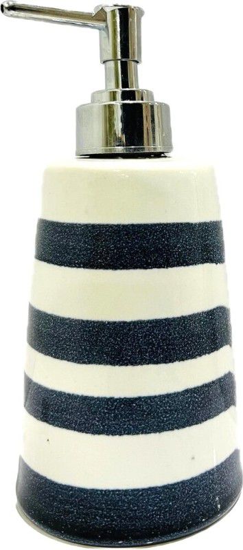 KYC Ceramic Soap, Shampoo, Lotion Dispenser Decorative Bottle  (Pack of 1)