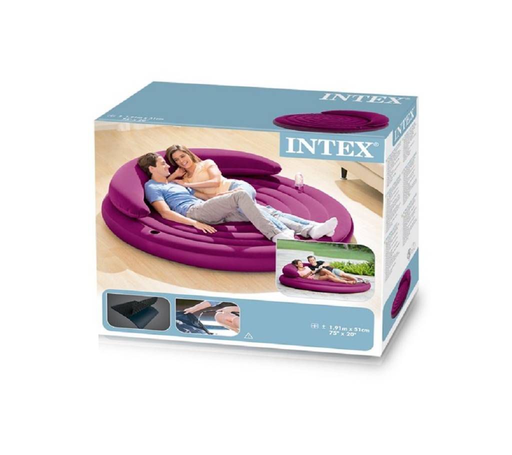 Intex Round Lounge Air Bed intact Box