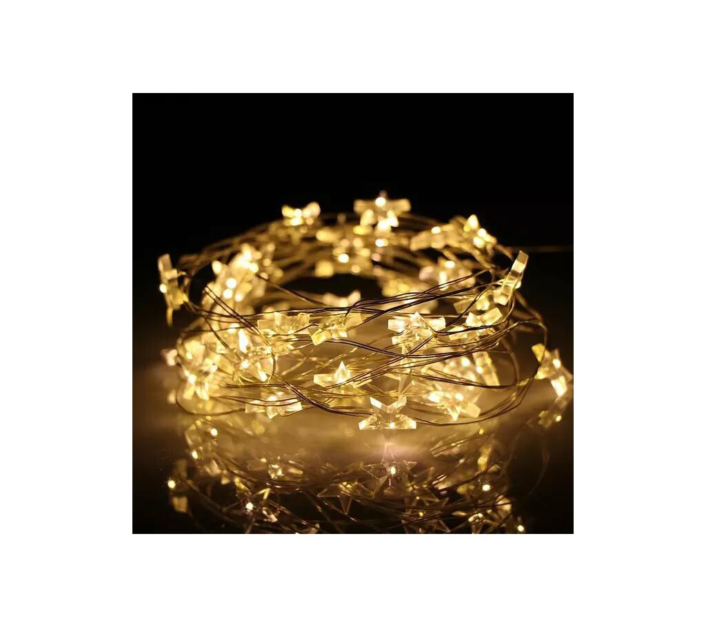 30 LED 3M Star Copper Wire String Lights LED Fairy Lights Christmas Wedding Decoration Lights Battery Operate Twinkle Lights
