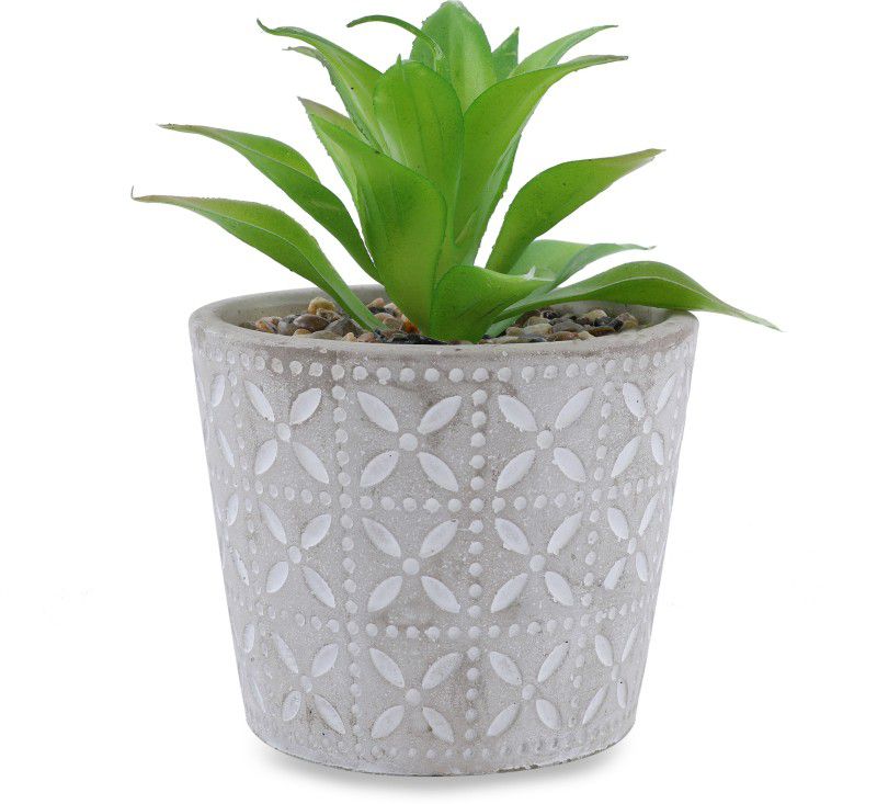 Hometown Bonsai Artificial Plant with Pot  (15 cm, Grey)