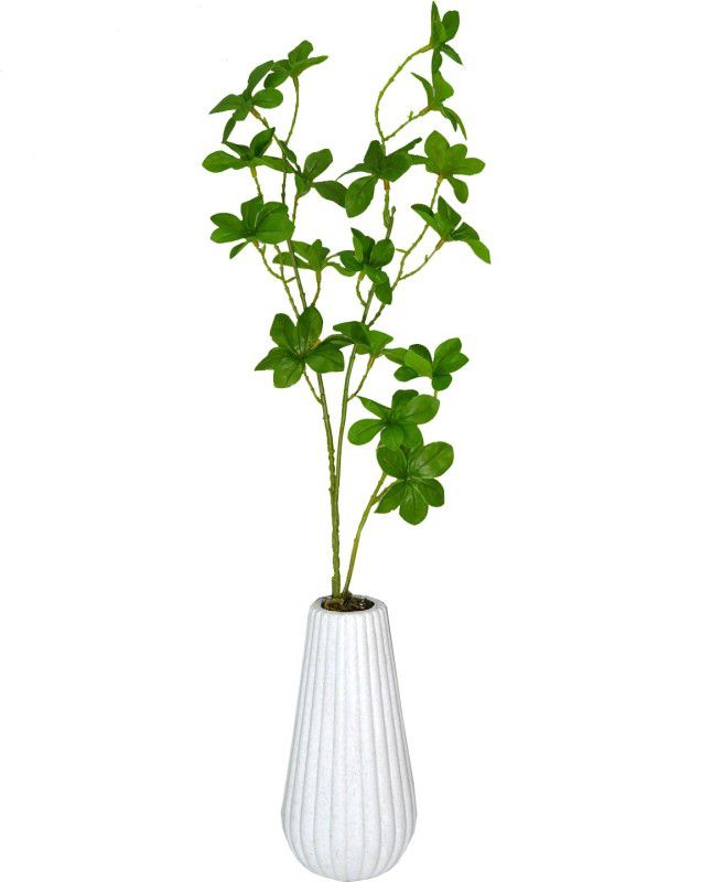 decormasters artificial plant mapple filler stick with pot Artificial Plant with Pot  (60 cm, Green)