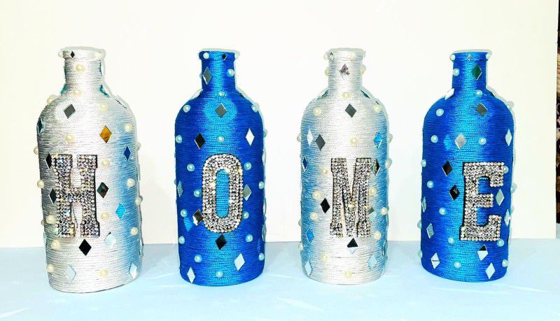 Yashika Arts 1Home Decorative Bottle  (Pack of 4)