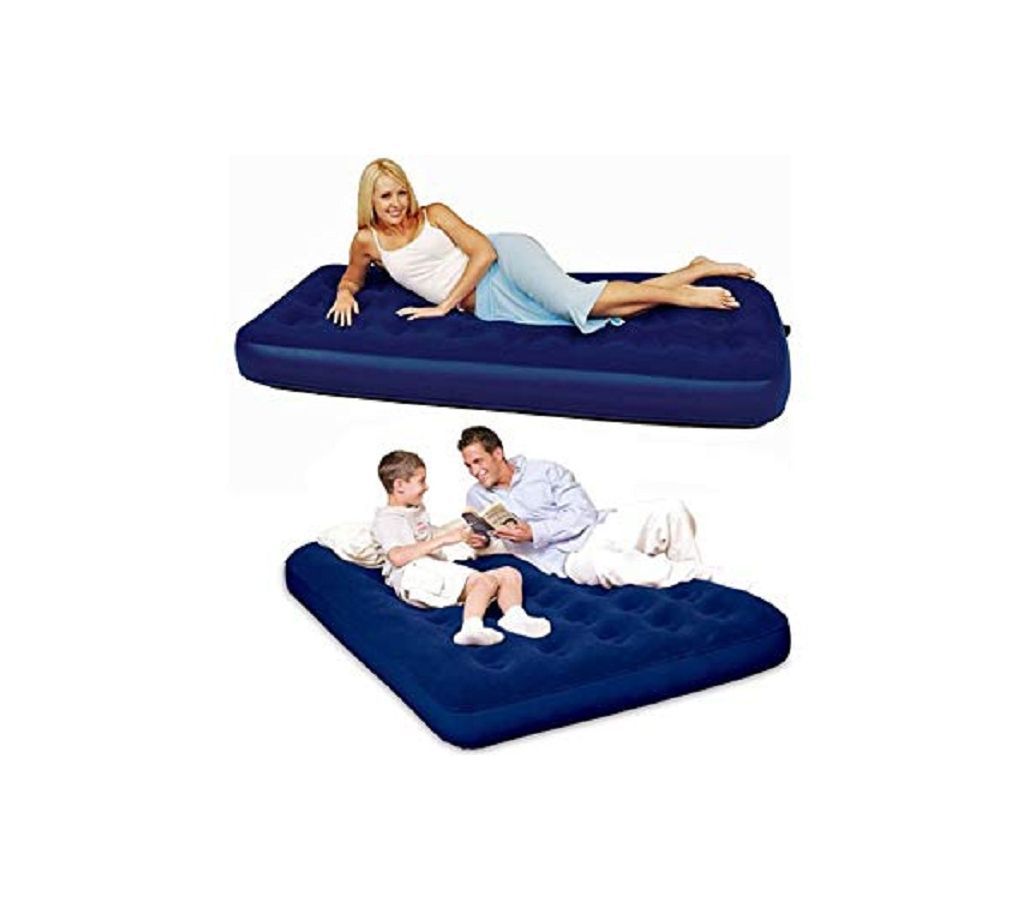 Inflatable Double Bed With 2 Pillow manual Pumper