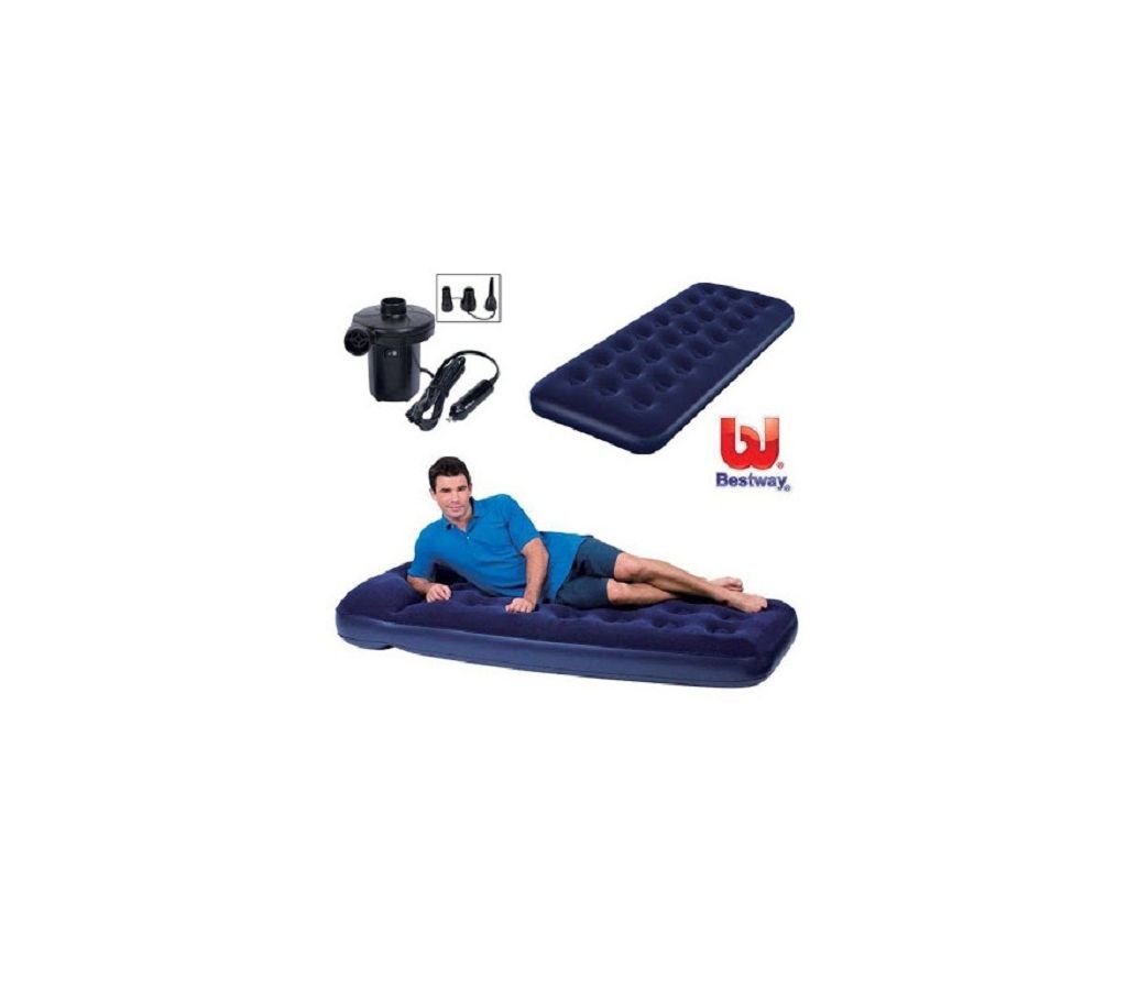 Single Inflatable Bed with Electric Pumper