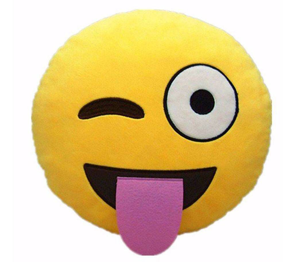 Tongue Emoji Pillow