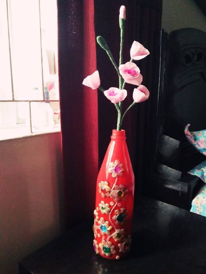 stone flower vase