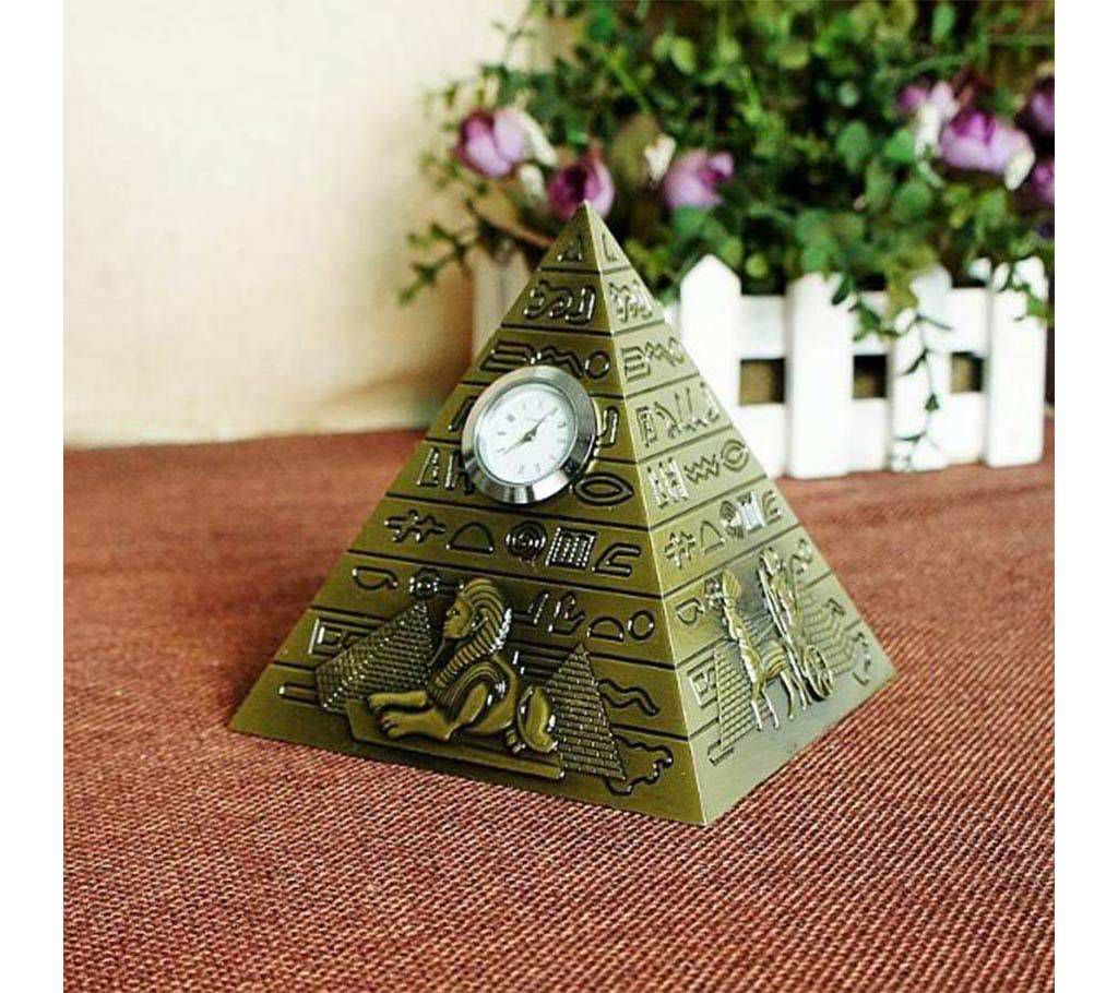 Pyramid with clock