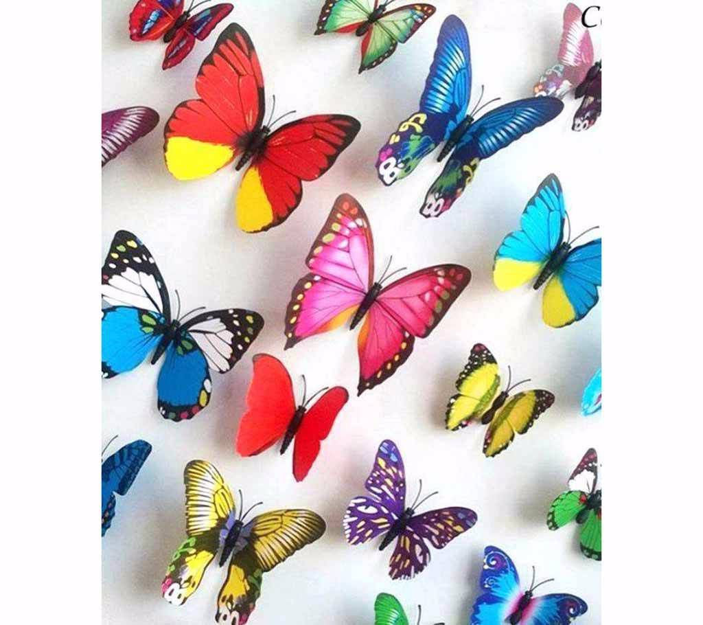 Butterfly Wall Sticker - 8 pieces