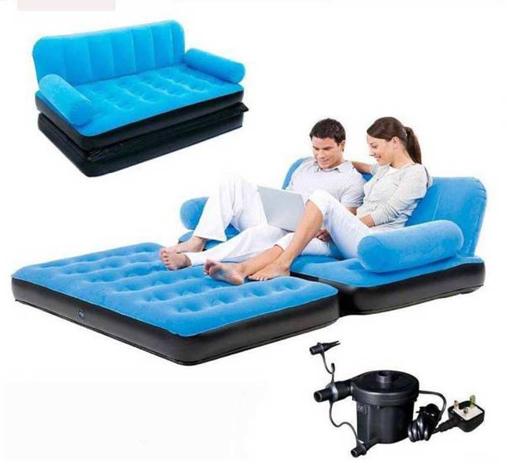5 in 1 inflatable air sofa bed 